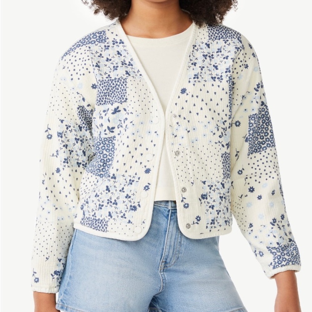 ISO Walmart Free Assembly Girls Quilted Cardigan XXL